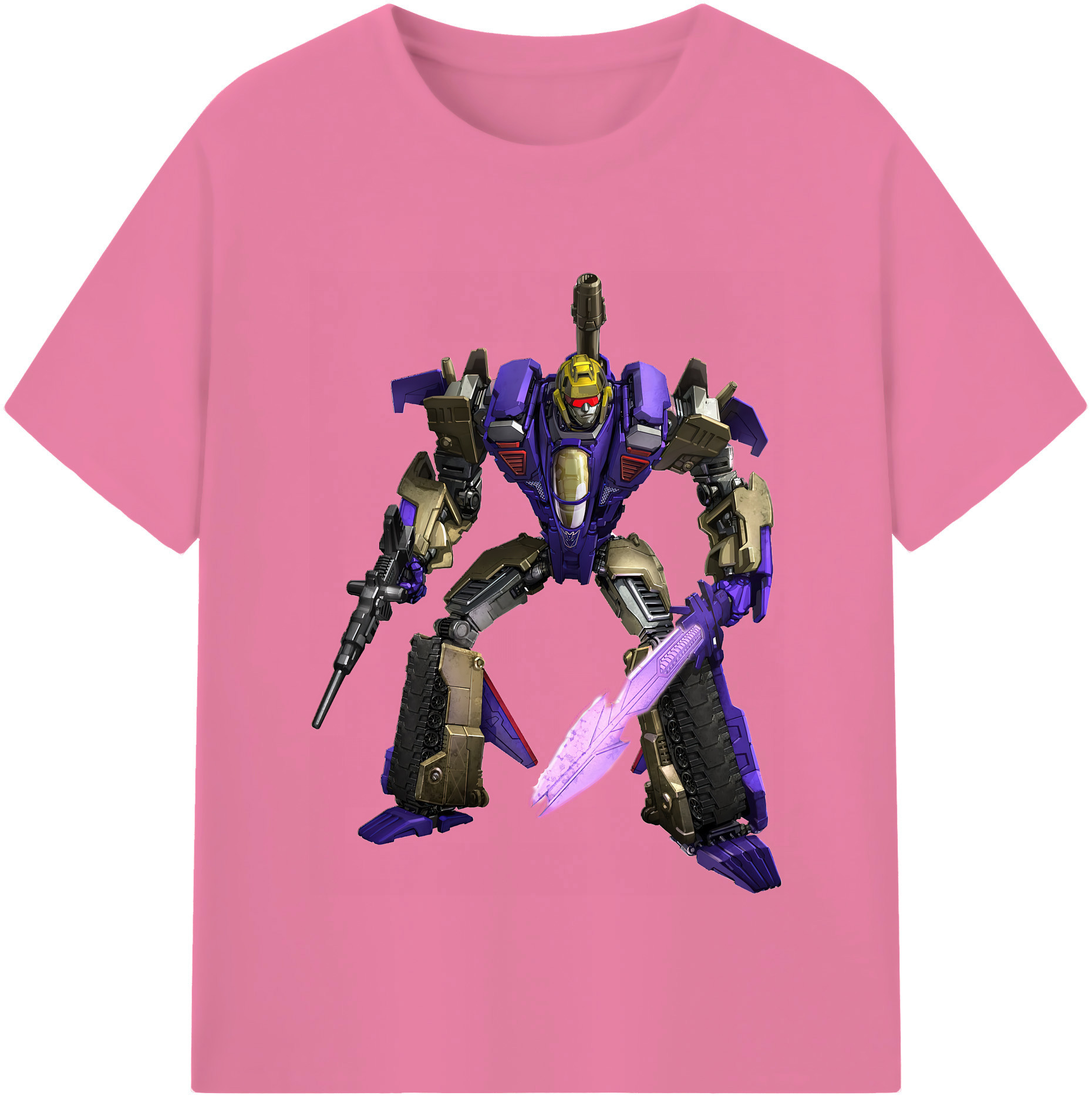 （画像用） Transformers トランスフォーマー 綿100％半袖Tシャツ（フロントプリント）